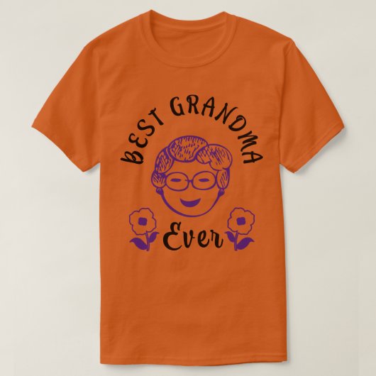 最高の祖母おもしろいテーマ Tシャツ (デザイン正面)