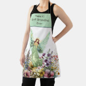 最高の祖母フローラフラワーエンジェル エプロン (インサイチュ)