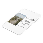 最高の祖父の写真ギフトクラシック マグネット (左側)