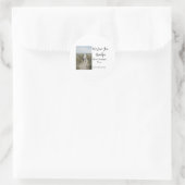 最高の祖父の写真ギフトクラシック ラウンドシール (バッグ)