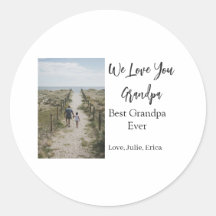 最高の祖父の写真ギフトクラシック