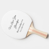 最高の祖父の写真ギフトクラシック 卓球ラケット (横)