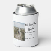 最高の祖父の写真ギフトクラシック 缶クーラー (缶正面)