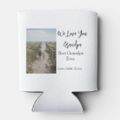 最高の祖父の写真ギフトクラシック 缶クーラー (裏面)