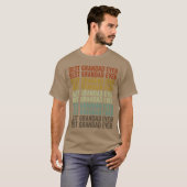 最高の祖父の日おじいちゃん一家 Tシャツ (正面フル)