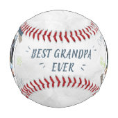 最高の祖父の日子供の写真 野球ボール (正面)