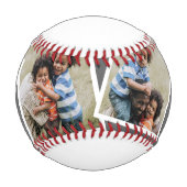 最高の祖父へ 4枚の写真コラージュ 父の日 野球ボール (裏面)