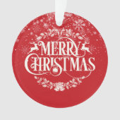 最高の祖父母の定義 クリスマス オーナメント (正面)