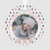 最高の祖父母の木Pastel Keepsake写真 オーナメント (裏面)