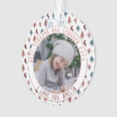 最高の祖父母の木Pastel Keepsake写真 オーナメント (正面)