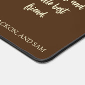 最高の祖父母フォトコラージュ引用文 デスクマット (コーナー)