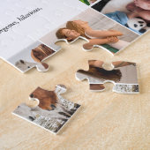 最高の祖父母Ever Definition 14写真 ジグソーパズル (側面)