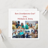 最高の祖父母Ever Photo Card祖父母の日 カード (正面/裏面インサイチュ)