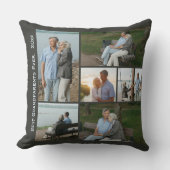 最高の祖父母Ever Photo Collage装飾用クッション クッション (正面)