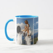 最高の祖父母Ever Photo Collage Coffee Mag マグカップ (左)