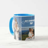 最高の祖父母Ever Photo Collage Coffee Mag マグカップ (正面左)