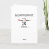 最高の神に栄光を… シーズンカード (裏面)