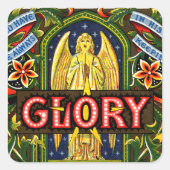 最高の神に栄光を… スクエアシール (正面)