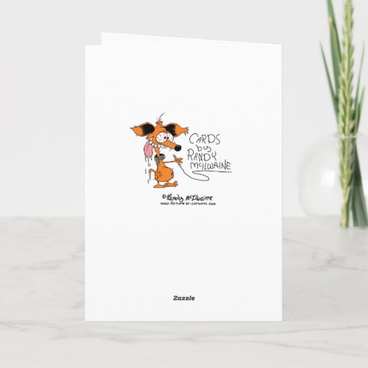 最高の種のおもしろい誕生日 カード (裏面)