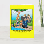 最高の種のおもしろい誕生日 カード (正面)