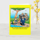 最高の種のおもしろい誕生日 カード (黄色い花)