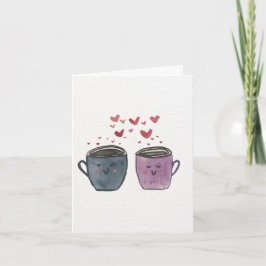 最高の紅茶のためのGalentine's/バレンタインデーカード サンキューカード