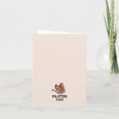 最高の紅茶のためのGalentine's/バレンタインデーカード サンキューカード (裏面)