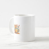 最高の紅茶,親友, かわいい, 紅茶のテーマ コーヒーマグカップ (正面左)