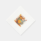 最高の紅茶,親友, かわいい, 紅茶のテーマ スタンダードカクテルナプキン (角)
