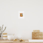 最高の紅茶,親友, かわいい, 紅茶のテーマ ポスター (キッチン)