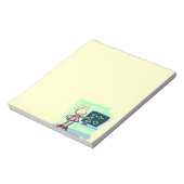 最高の素晴らし女先生かわいい女デザイン ノートパッド (回転)