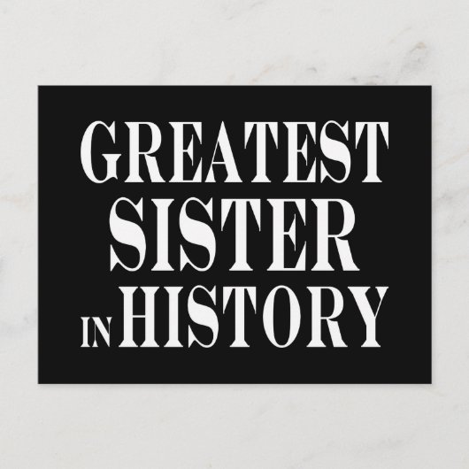 最高の素晴らし姉妹姉妹 ポストカード (正面)