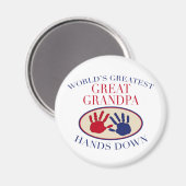 最高の素晴らし手を下へ マグネット (正面/裏面)