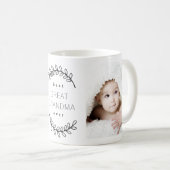 最高の素晴らしGranda Everフローラリース写真 コーヒーマグカップ (正面右)