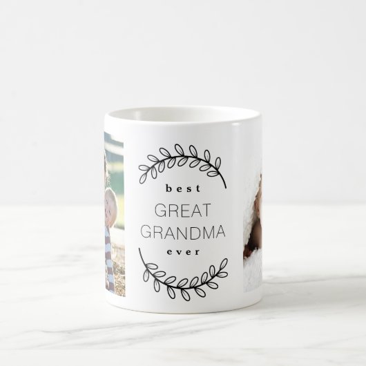 最高の素晴らしGranda Everフローラリース写真 コーヒーマグカップ (中央)