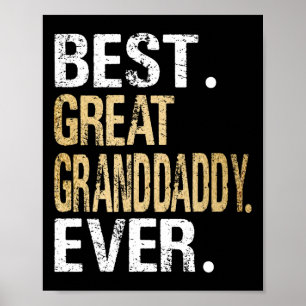 最高の素晴らしGranddaddy Ever特別な素晴らしGrandpa ポスター