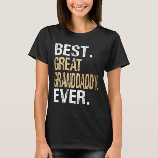 最高の素晴らしGranddaddy Ever特別な素晴らしGrandpa Tシャツ (正面)