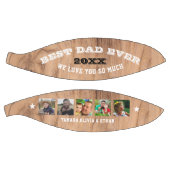 最高の素朴パパエバーウッド5フォトコラージュ バスケットボール (パネル)