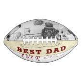 最高の素朴パパタイポグラフィ父の日3写真 アメリカンフットボール (正面)