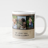 最高の素朴パパ父の日6写真 ジャンボコーヒーマグカップ (右)