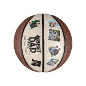 最高の素朴パパEver Faters Day Photo Collage ミニバスケットボール (縦)