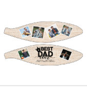 最高の素朴パパEver Faters Day Photo Collage ミニバスケットボール (パネル)