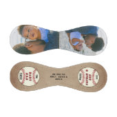 最高の素朴パパHappy Father's Day 2 photo 野球ボール (パネル)