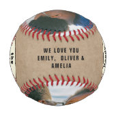 最高の素朴パパHappy Father's Day 2 photo 野球ボール (裏面)