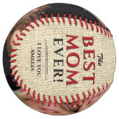 最高の素朴母は写真コラージュ2つ ソフトボール (正面左)