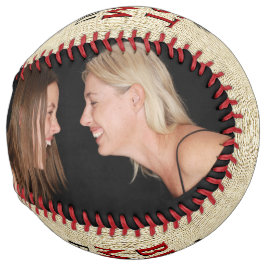 最高の素朴母は写真コラージュ2つ ソフトボール