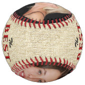 最高の素朴母は写真コラージュ2つ ソフトボール (正面)