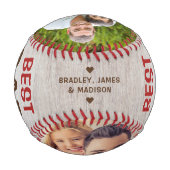 最高の素朴・エバーの写真名カスタム域 野球ボール (裏面)