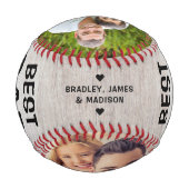 最高の素朴・エバーの写真名カスタム域 野球ボール (裏面)