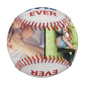 最高の素朴・エバーの写真名カスタム域 野球ボール (正面)